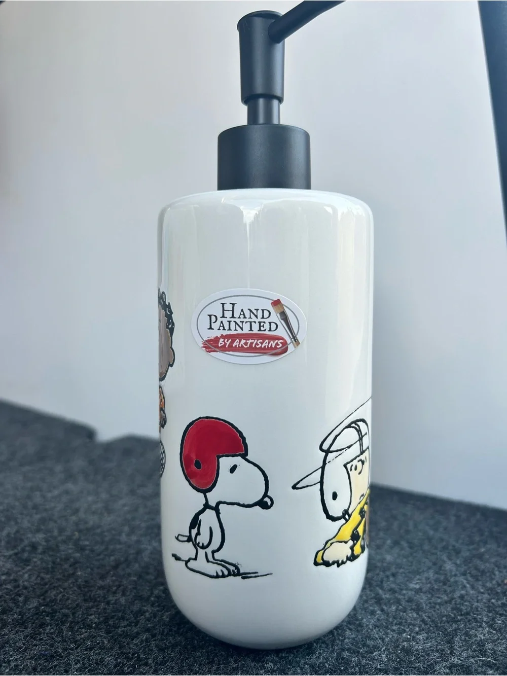 Peanuts Snoopy Charlie Brown Football Soap Dispenser